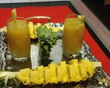 A picture of step 3 of Pineapple Ginger punch.