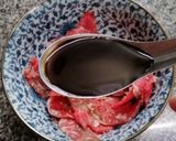 รูปขั้นตอนการทำที่ 3 ของ หมักเนื้อให้นุ่มสำหรับทำชาบู