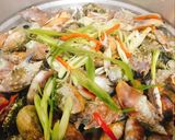 Hình bước làm 4 của món Ốc Nhảy Hấp