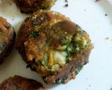 A picture of step 6 of Cheesy Spinach Chickpea Kababs.