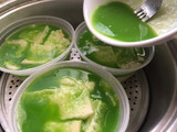 Puding Roti Pandan