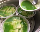 Foto langkah ke 4 dari resep Puding Roti Pandan.