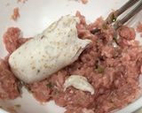 A picture of step 2 of Tofu Skin Shumai.