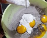 Foto langkah ke 1 dari resep Cake Ketan Hitam (moist, tanpa sp, tanpa baking powder).
