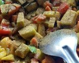 A picture of step 3 of Pumpkin carrot sabzi.