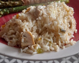 Foto del paso 1 de la receta: Arroz con vegetales a la crema
