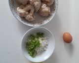 Foto del paso 1 de la receta: Hamburguesa de coliflor con avena