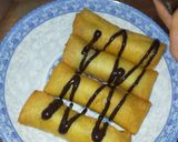 Foto langkah ke 6 dari resep Sari roti goreng isi pisang dan coklat.