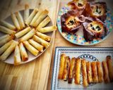 Foto del paso 9 de la receta: Aperitivos con filo: Rollitos de queso y sardinitas, Cestas Caprese & Cigarritos de sobrasada y miel