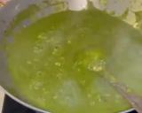 A picture of step 2 of Sarso ka saag.
