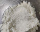 A picture of step 2 of Coconut ladoo.