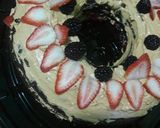 Foto del paso 5 de la receta: Pastel de chocolate con queso y zarzamora