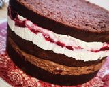 Pas rețetă Tort cu ganache și mascarpone cu ciocolată albă și frișcă 10 fotografie