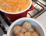 Nagydobosi Káposztás gombócok (köles 1: 1 rizs) sonkával medvehagymás 1263 recept fázis 7 fotója