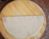 A picture of step 1 of Bell parathas.