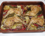 Foto del paso 7 de la receta: Pollo asado con limón y tomillo