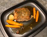 Egészben sült karaj fokhagymával tűzdelve recept fázis 2 fotója