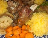 Foto del paso 3 de la receta: Carne de cordero en vegetales al vapor 🥩🥔🥕