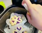 氣炸 扭紋&花型紫薯麵包的食譜步驟23照片