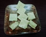 பிஸ்தா பாதாம் பர்ஃபி.(pista badam burfi recipe in tamil) ரெசிபி ஸ்டேப் 4 புகைப்படம்