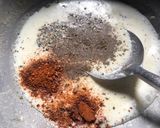A picture of step 5 of Peri Peri white sauce Pasta.
