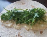 Tojásos-rukkolás-kecskesajtos wrap recept fázis 3 fotója
