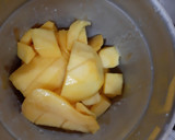 A picture of step 1 of Mango lassi.