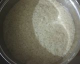 A picture of step 3 of Moong and Urad Dal dhokla.