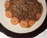 A picture of step 3 of Local Jollof beans with carrot.