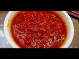 سرفيس بندورة خضراء بزيت الزيتون 🍅🥕🌶 اكيد غير شكل ام زيد فليفل