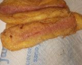 Foto del paso 6 de la receta: Rollitos de jamón capeados