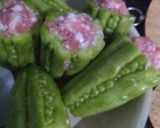 Hình bước làm 1 của món Canh khổ qua nhồi thịt