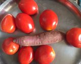 A picture of step 1 of Tomato and sweet potato soup.