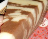 Foto langkah ke 4 dari resep Puding zebra coklat vanilla.