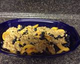 A picture of step 3 of Blueberry Peach Oatmeal Crisp Gluten Free.