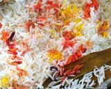 A picture of step 4 of Matar paneer biryani.