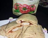 A picture of step 10 of Chicken pita wraps.