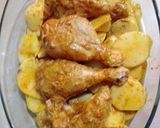 صورة لخطوة 4 من وصفة بطاطا في الكوشة مع دجاج محمر 😋😋