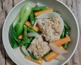 Foto langkah ke 3 dari resep 841) Ayam Kukus Sayur.