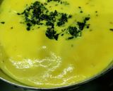 A picture of step 3 of Methi Leaves Kadhi.