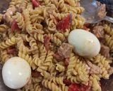 Foto del paso 4 de la receta: Ensalada tibia de fideos y atún