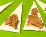 A picture of step 5 of Petite Chocolate & Peanut Butter Croissants.