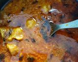 A picture of step 21 of Gatte ki sabji.
