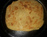 A picture of step 8 of Mauritian roti bread.