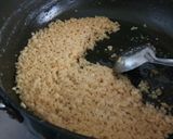 A picture of step 1 of Ghee Residue Cake with Melon Orange Compote.