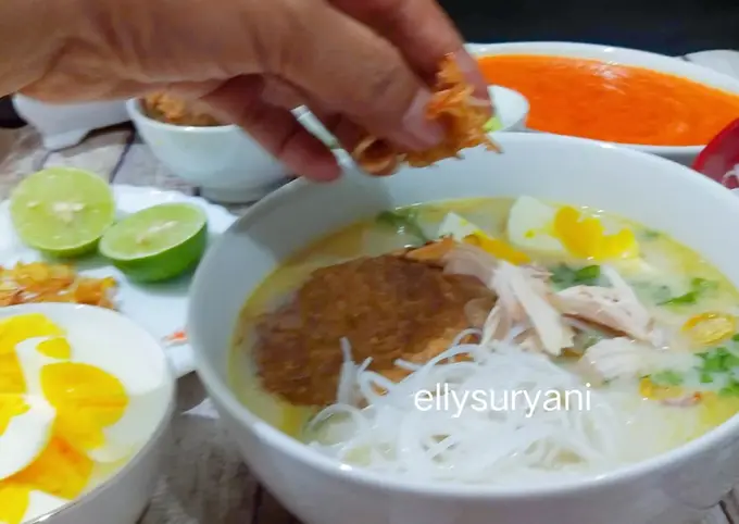 Langkah-langkah untuk membuat Cara membuat Soto Banjar ala Rumah Kami
