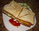 A picture of step 5 of Chicken grilled sandwich.