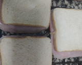 Foto del paso 1 de la receta: Sándwich gratinados de jamón y queso