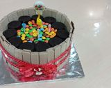 Foto langkah ke 8 dari resep Bday cake ala me.