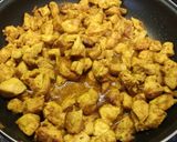 Foto del paso 2 de la receta Fajitas rellenas de pollo al curry con samfaina(diferentes)